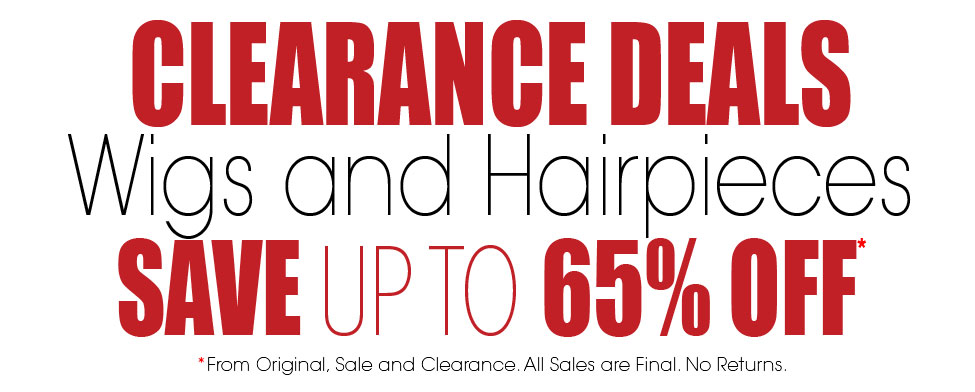Clearance Deals | Wigs and Hairpieces | Wig Warehouse