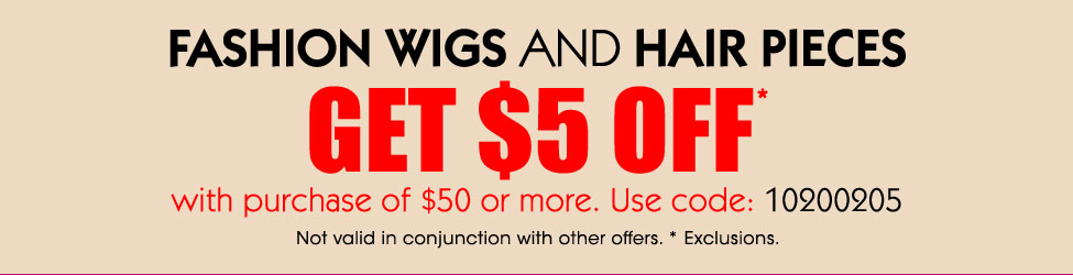 Wig Discount Voucher - Instant savings for shoppers