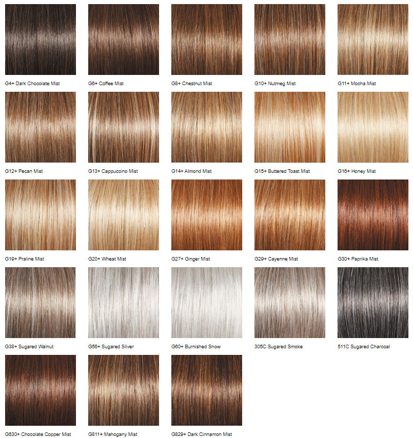 Gabor Synthetic Wig Colors