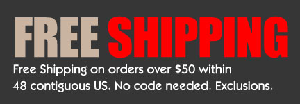 Wig Warehouse offers free ground shipping on orders over $49 that ship within the 48 contiguous United States