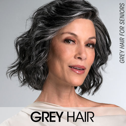 Grey Wigs | Grey Hair Wigs for Seniors - Wig Warehouse