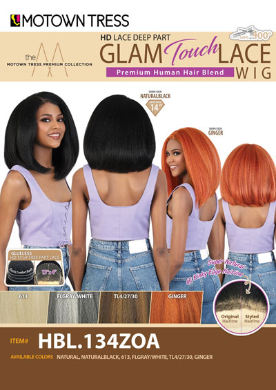 HBL.134ZOA GLAM TOUCH WIG