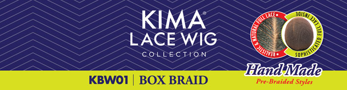 Braid Lace Wig - Selected Premium Fiber