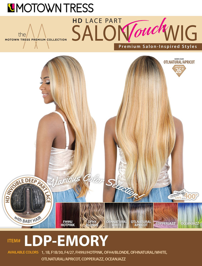 LDP-EMORY HD LACE PART SALON TOUCH WIG