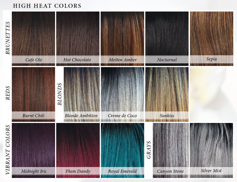 High Heat Fiber - The Orchid Hair Colors