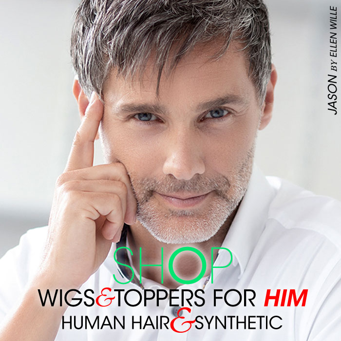 Wigs: Men's Wigs and Topper Hair Pieces