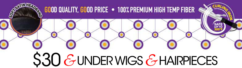Wigs and Hairpieces Under $30 at Wig Warehouse