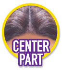 Center Part Lace Front Wig